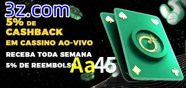 Promoções do cassino ao Vivo Aa45